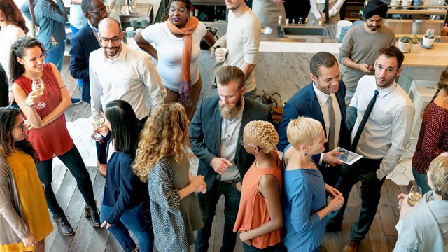 Party People Communication Talking Happiness Concept