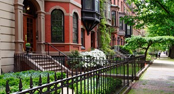 Curb Appeal & Staging Residential district of Boston Back Bay
