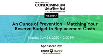 The Cooperator Events Presents: An Ounce of Prevention - Matching Your Reserve Budget to Replacement Costs